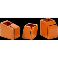 Serax Silos Set van Kandelaars by Plan C Orange | Set of 3