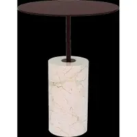 Urban Nature Culture Bijzettafel Macy B Beige Brown Ø36