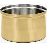 Serax IJsemmer XL geborsteld goud PVD Hoogte: 175 mm ø: 290 mm