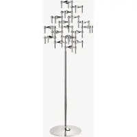 STOFF Nagel Candelabra 70 Cm - Kaarshouders Zinklegering Chrome - 7004