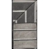 Zone Denmark Sauna handdoek Eucalyptus-olive green-soft grey, 70x140 cm