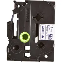 Brother TZe-FA4B Tape Blauw op wit (18 mm)