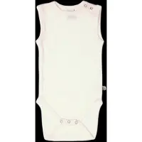 Smallstuff Romper Mouwloos - Maat 68 - Merino Wol - Off White