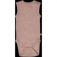 Smallstuff Romper Mouwloos - Maat 62 - Merino Wol - Soft Powder Melange