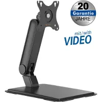 My Wall bureaustandaard voor monitoren tot 32 inch | interactief | zwart