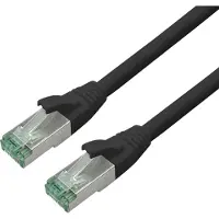 Roline RM Patchkabel Cat.6A S/FTP (PiMF), zwart, 20 m