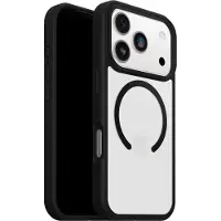 Otterbox React - MagSafe Hoesje - Geschikt voor iPhone 17 pro - Transparant/Zwart