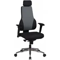 Amstyle Draaistoel Synchroonmechanisme Zwart 120 kg 630 x 630 x 1,490 mm