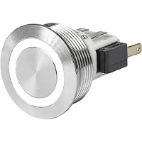 Schurter 3-145-634 Druktoets 250 V/AC 5 A Moment Wit (Ø) 30 mm IP40 1 stuk(s) Piece