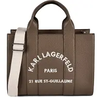 Karl Lagerfeld Handtas chocoladebruin / wolwit
