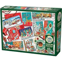 Cobble Hill , Mid-Century Modern kerstkaarten, 1000 stuks