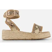 Cellini Espadrilles bruin Textiel Maat 39