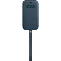 Apple iPhone 12 Pro Max Leather Sleeve MagSafe Baltic Blue