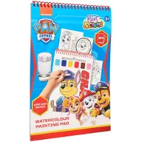 Canenco Paw Patrol waterverf kleurboek met penseel en 24 pagina's.