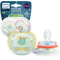 Philips fopspeen Ultra Air night 0-6 maanden
