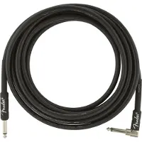 Fender Professional 15ft Straight/Angle Instrument Cable Black