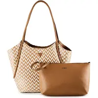 GUESS Shopper 'Tessi' crème / bruin