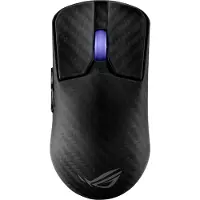 Asus ROG Harpe Ace Extreme Draadloze e-sport-gamingmuis met een gewicht van slechts 47 g, behuizing van koolstofvezel, een polling rate van 8000 Hz en glazen muisvoetjes