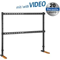 My Wall Tafelstandaard voor 70-90 inch schermen - Basic - Vast - Tot 60kg - Zwart