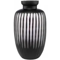 Goebel - Accessoires | Vaas Black Carved 38 | Glas - 38cm