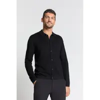 No-excess Gebreid vest zwart