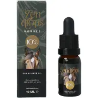 Zendrops CBD olie paarden 10% hennepzaadolie