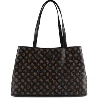 GUESS Schoudertas 'Wilder' bruin / zwart