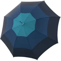 Doppler Paraplu 'Elegance' navy / kobaltblauw / cyaan blauw