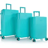 Heys HiLite 4 wielen Kofferset 3-delig met uitbreidingsplooi blauw