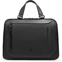 Piquadro Lyss Aktentas 36.5 cm Laptopvak met uitbreidingsplooi zwart