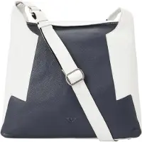 VOi Schoudertas 'Boston' navy / wit