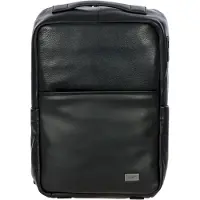 Bric's Torino Dagrugzak Leder 37 cm Laptopvak zwart