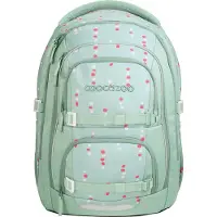 Coocazoo Rugzak 'Porter' mintgroen / pastelgroen / poederroze / watermeloen rood