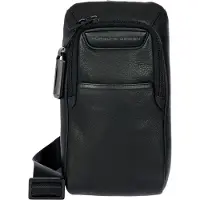 Porsche Design Roadster Mini tas Schoudertas Leer 14 cm zwart