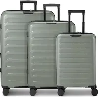 D & N d&n Toronto 4 wielen Kofferset 3-delig met uitbreidingsplooi grijs
