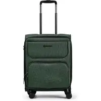 Stratic Gepäckstücke Trolley donkergroen / zwart