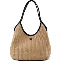 GUESS Schoudertas 'Kirsten' beige / zwart