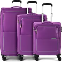 American Tourister Kofferset 'Air Wave' lila