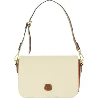 Bric's schoudertas Volterra Trama Messenger Bag Cappuccino beige
