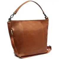 The Chesterfield Brand Zira Waxed Pull Up Schoudertas - Cognac