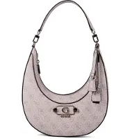 GUESS schoudertas Lindsey Hobo Orchid Logo oud roze
