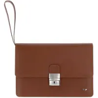 Golden Head Leren polstasje Polo Handgelenktasche 8215 Cognac bruine