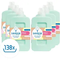 Seepje 6x Vloeibaar Wasmiddel Kleur Magische Magnolia 23 Wasbeurten 1 Liter