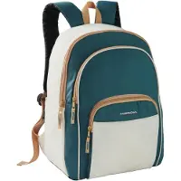 Campingaz Fold'N Cool Backpack 20L Koeltas – Stijlvol en praktisch – Antibacteriële voering - groen/beige/wit