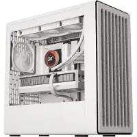 Havn BF 360 PC-Gehäuse, Midi-Tower, E-ATX, Tempered Glass - weiß Midi-tower Behuizing, PC-behuizing, Gaming-behuizing Wit