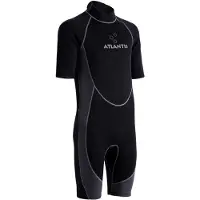 Atlantis Adventure Wetsuit - Shorty - 2mm - Heren - Zwart/Grijs - XXL