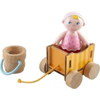 Sonstige Verlage Poppenhuispop Baby Nora 12 Cm Roze/bruin