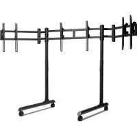 Next Level Racing - Triple Monitor Standaard 3x43” – Vrijstaand Rondbuis NLR-R011
