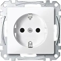 Merten Schneider Electric wandcontactdoos inbouw RA KV Glanzend wit