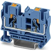 Phoenix Contact 3211819 Doorgangsklem Push-In-klem Blauw 50 stuk(s)